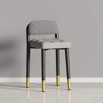 Современные обеденные стулья Современные кожаные стулья для столовой Спальня Ресторан Cadeiras Sala De Jantar Кухонная мебель