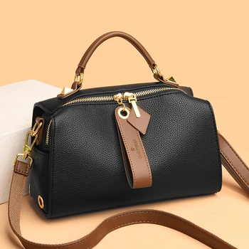 Женские сумки из высококачественной кожи большой вместимости 2023, женские роскошные сумки в стиле ретро, брендовая дизайнерская сумка-мессенджер через плечо