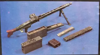Оружие MG42 времен Второй мировой войны в масштабе 1/35, миниатюры, моделирующие неокрашенную сцену из статической смолы, собранные своими руками, аксессуары для моделей сцен Второй мировой войны из статической смолы