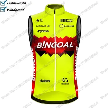 2023 Bingoal-WB Велосипедный Жилет Ветрозащитный Pro Race Wind Жилет Мужской Дорожный Велосипед Джерси Без Рукавов MTB Велосипедная Рубашка Ropa Maillot