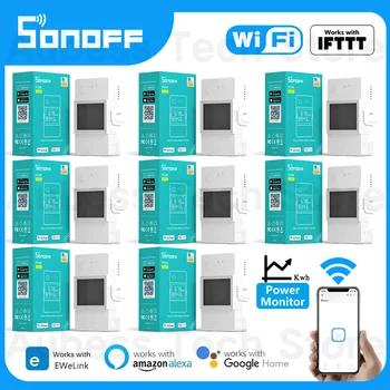 SONOFF POW Elite WiFi Smart Power Meter Switch Монитор Энергопотребления в режиме реального времени eWeLink Smart Home Alexa Google Assistant