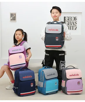 Легкий рюкзак для учащихся начальной школы большой емкости