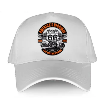 Бейсболка Весенне-летняя Однотонная шляпа от солнца Americas Highway Route 66 бренд yawawe Хип-хоп Рыболовная шляпа
