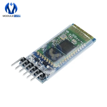 Беспроводной модуль, совместимый с Arduino Serial 6 Pin 6P 6pin Bluetooth RF Приемник Модуль приемопередатчика RS232 Master Slave Board