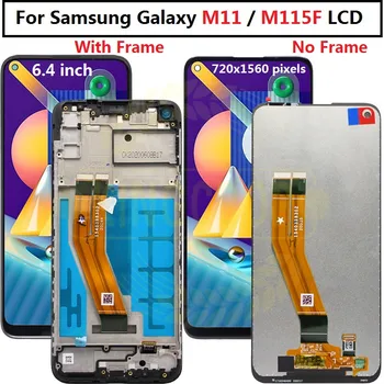 Для Samsung Galaxy M11 M115F M115F/DSN ЖК-дисплей С Сенсорным экраном Дигитайзер В Сборе Заменить 6,22 