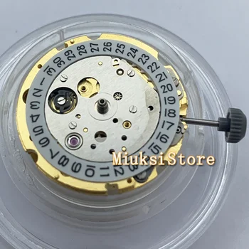 Совершенно новый оригинальный золотой механизм Miyota 8215 с 21 драгоценным камнем, механический механизм с датой, часовые механизмы