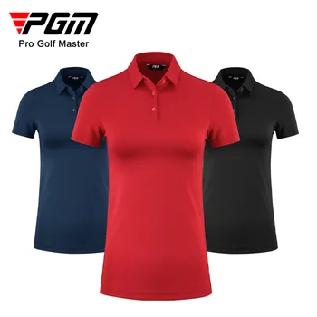 Новая одежда для гольфа, женская футболка с коротким рукавом, модная спортивная дышащая одежда
