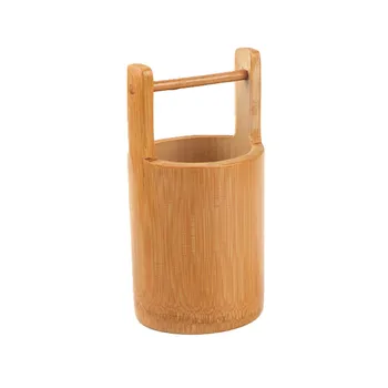 Украшение для сашими, бамбуковая трубочка, трубочка для сухого льда, бамбуковое маленькое подъемное бамбуковое ведерко