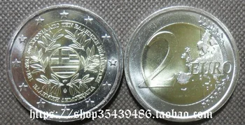 Европейская Греческая Республика Двухцветная биметаллическая монета номиналом 2 евро к 200-летию Греческой революции в 2021 году, 100% Оригинал