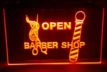 ОТКРЫТАЯ парикмахерская автомобиль пивной бар паб клуб 3D вывески светодиодная неоновая вывеска магазин домашнего декора ремесла