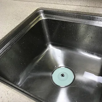 Пластиковый фильтр для раковины, кухонный дезодорант нажимного типа, закрытая силиконовая летающая тарелка для слива в ванной