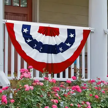 Отличные полосы и звезды Флаг Полиэстер День Независимости Флаг Colorfast 4 июля Национальный День США Половина баннера Флаг Декоративный