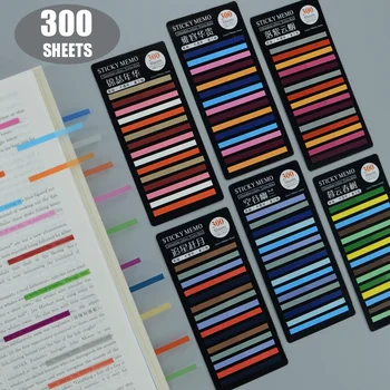 Выложено 300 Листов Прозрачных Стикеров Для Заметок, Самоклеящиеся Книги С Аннотациями, Закладки Для Блокнота, Индексные Вкладки, Канцелярские Принадлежности