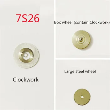 Аксессуары для часов Подходят К Механизму Seiko 7S26A/B Оригинальная Коробка Колесо Большое Стальное Колесо Детали для Обслуживания Заводных часов