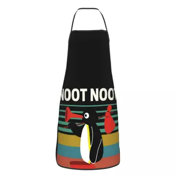 Фартуки для кухни Noot, Регулируемые фартуки для домашнего обихода Pingu, Забавный мультяшный фартук для шеф-повара отеля