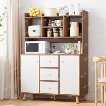 Многослойные деревянные кухонные шкафы, современная кухонная мебель, простой винный шкаф для хранения у стены, встроенный шкаф для веранды