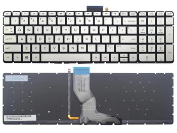 Новая оригинальная клавиатура для ноутбука HP Envy M7-N M7-N011DX M7-N014DX M7-N101DX M7-N109DX серебристого цвета с подсветкой США