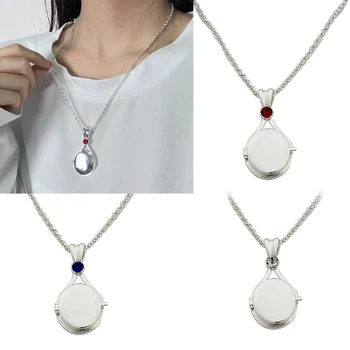3-цветное открывающееся и закрывающееся ожерелье в виде коробки в форме раковины, ювелирные изделия для романтической вечеринки, модная цепочка для ключиц для женщин