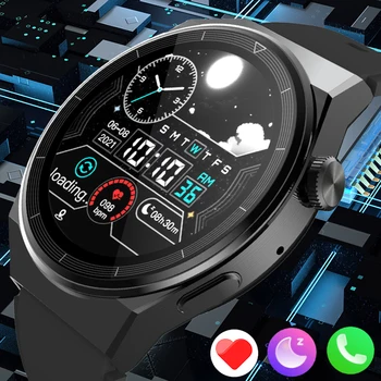 2023 Новые мужские смарт-часы NFC с 1,32-дюймовым HD-экраном, частотой сердечных сокращений, содержанием Кислорода в крови, вызовом Bluetooth, водонепроницаемые смарт-часы для Huawei Xiaomi