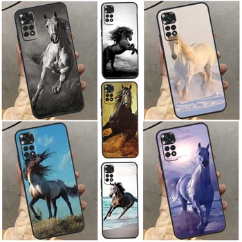 Скачущая Лошадь Чехол Для Телефона Xiaomi Redmi Note 8 9 10 11 12 Pro 11S 10S 9S 8T Redmi 10A 10C 9A 9C Чехол