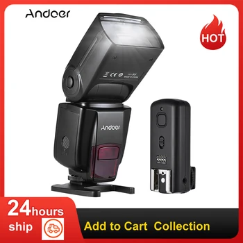 Andoer AD560 IV 2,4 G Беспроводная вспышка Speedlite GN50 для Canon Nikon для зеркальных камер Sony A7/A7 II/A7S/A7R/A7S II