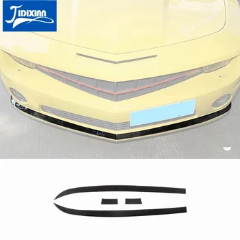 Наклейки для отделки переднего бампера автомобиля из мягкого углеродного волокна для Chevrolet Camaro 2012 2013 2014 2015 Аксессуары