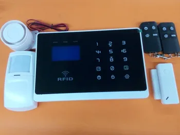 GSM сигнализация с RFID-картой и сенсорной клавиатурой Английский / французский /испанский опционально
