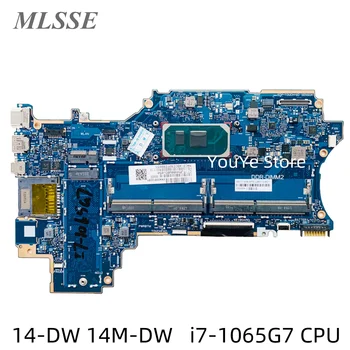Восстановленная материнская плата для ноутбука HP X360 14-DW 14M-DW L96513-001 L96513-601 с процессором i7-1065G7 6050A3156701-MB DDR4