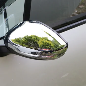 2шт крышка зеркала заднего вида автомобиля Крышки дверных зеркал Корпус зеркала заднего вида для-Peugeot