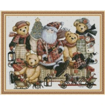 3667 Набор для вышивания крестиком, Продвижение рождественских товаров, Homfun Stich, Набор ниток для вышивания своими руками, Хобби для взрослых