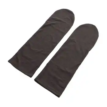 2шт Носков для сна Мягкие Эластичные согревающие Дышащие Тонкие Серые длинные носки для сна для пожилых людей Зимой