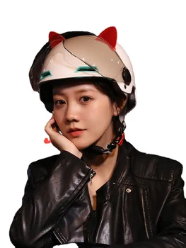 YY Мужской и женский летний солнцезащитный шлем Cute Four Seasons Universal Half Helmet