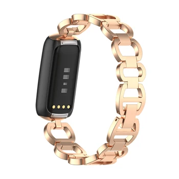 Ремешок Для Часов Fitbit Luxe Watch Ремешок Из Нержавеющей Стали Браслет Металлический Браслет Для Часов Fitbit Luxe Special Edition Аксессуары Для Ремешков