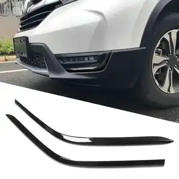 2шт Отделка Противотуманных Фар Переднего Бампера Самоклеящимся АБС-пластиком Стильного Дизайна для Honda CR‑V 2023 года выпуска